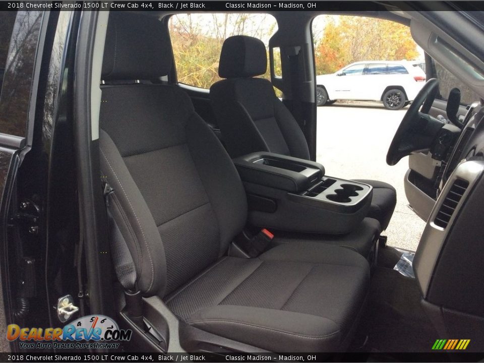 2018 Chevrolet Silverado 1500 LT Crew Cab 4x4 Black / Jet Black Photo #23