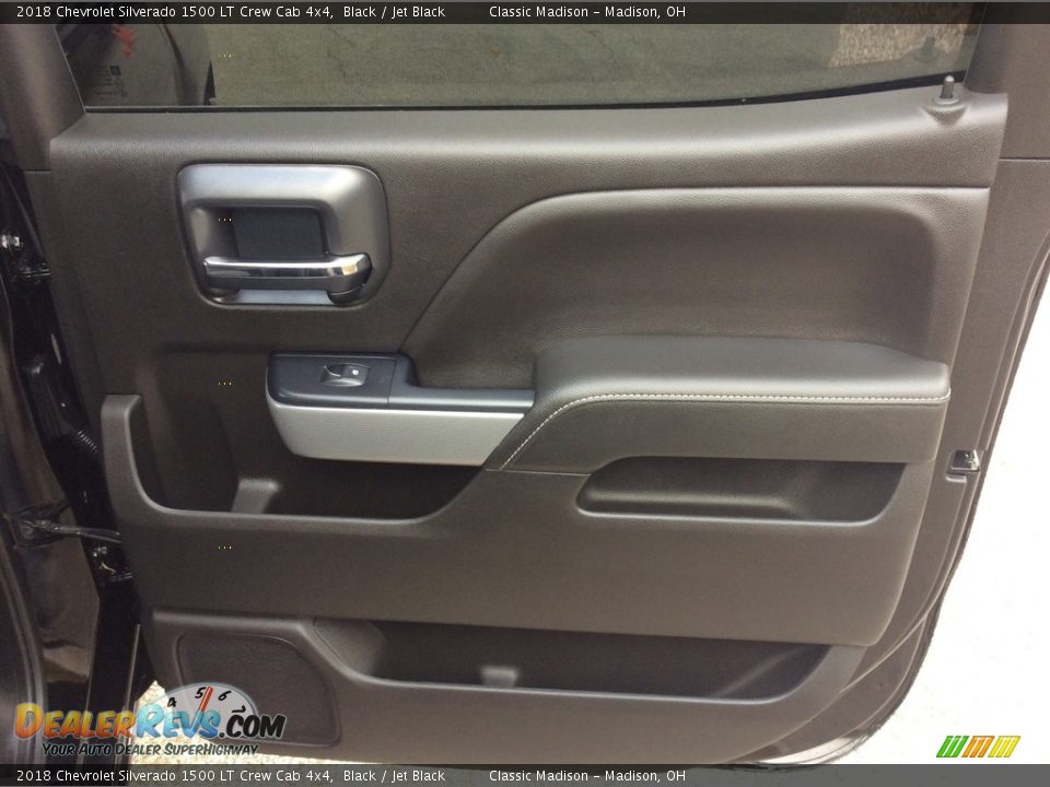 2018 Chevrolet Silverado 1500 LT Crew Cab 4x4 Black / Jet Black Photo #24
