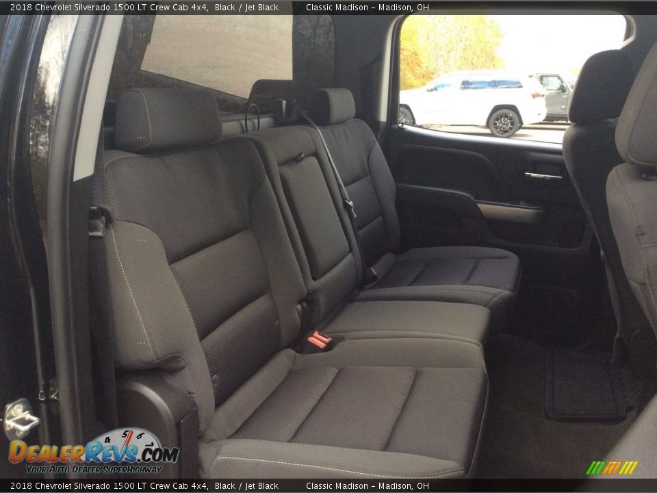 2018 Chevrolet Silverado 1500 LT Crew Cab 4x4 Black / Jet Black Photo #25