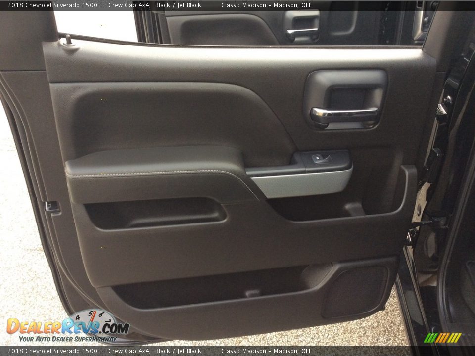 2018 Chevrolet Silverado 1500 LT Crew Cab 4x4 Black / Jet Black Photo #26