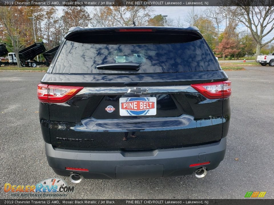 2019 Chevrolet Traverse LS AWD Mosaic Black Metallic / Jet Black Photo #5