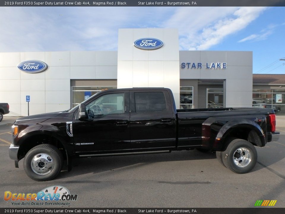 Magma Red 2019 Ford F350 Super Duty Lariat Crew Cab 4x4 Photo #1