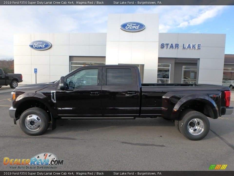 Magma Red 2019 Ford F350 Super Duty Lariat Crew Cab 4x4 Photo #8