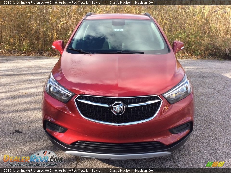 2019 Buick Encore Preferred AWD Winterberry Red Metallic / Ebony Photo #2