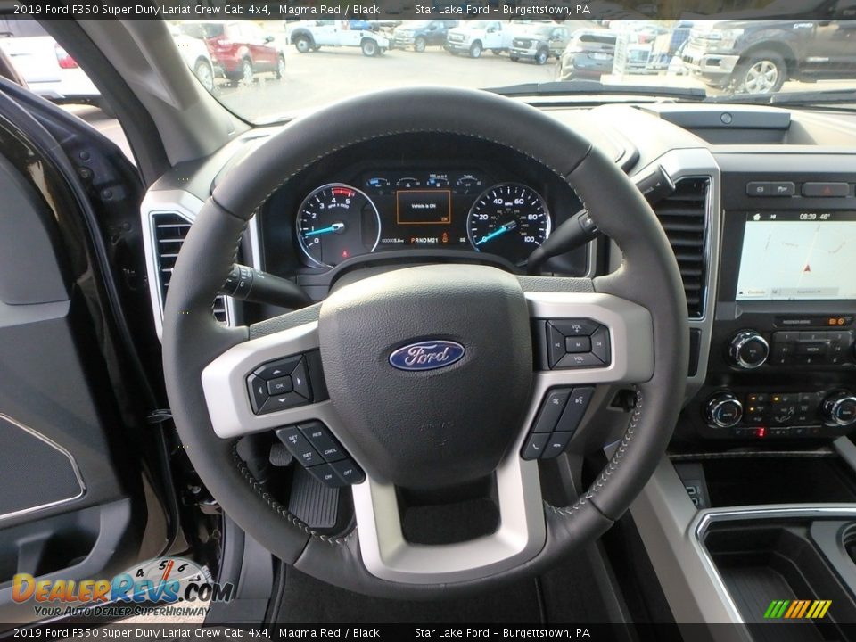 2019 Ford F350 Super Duty Lariat Crew Cab 4x4 Steering Wheel Photo #16