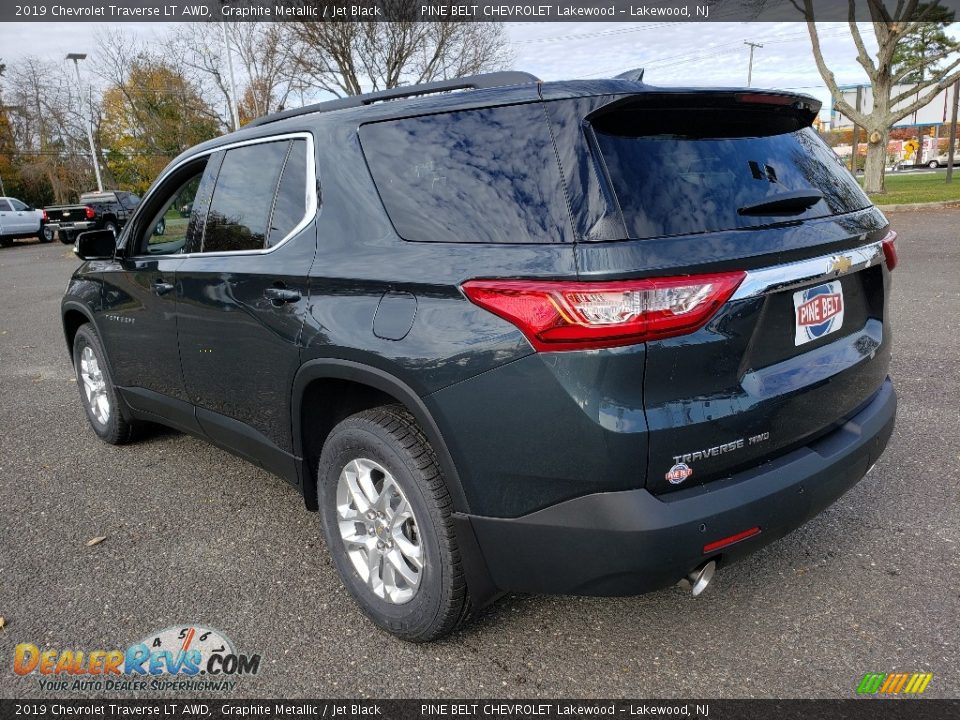 2019 Chevrolet Traverse LT AWD Graphite Metallic / Jet Black Photo #4