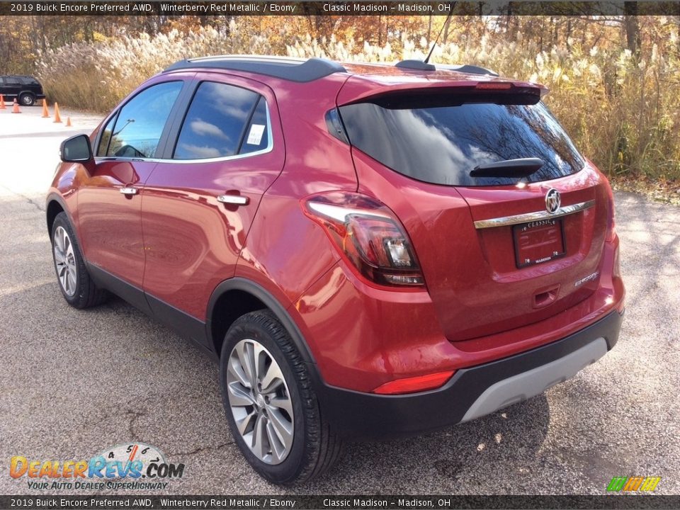 2019 Buick Encore Preferred AWD Winterberry Red Metallic / Ebony Photo #4