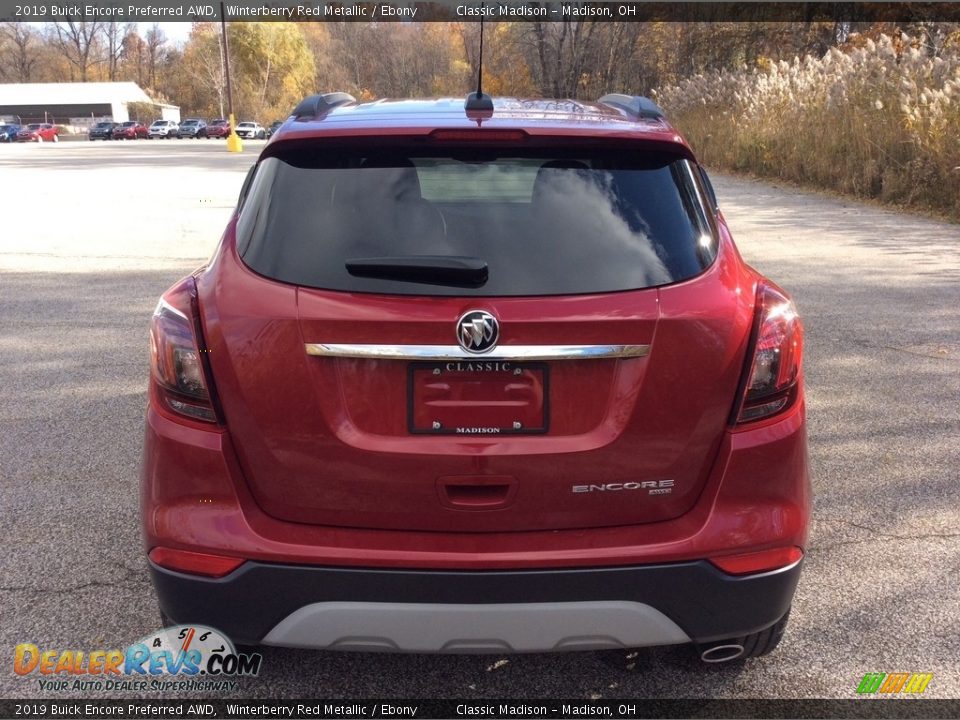 2019 Buick Encore Preferred AWD Winterberry Red Metallic / Ebony Photo #5
