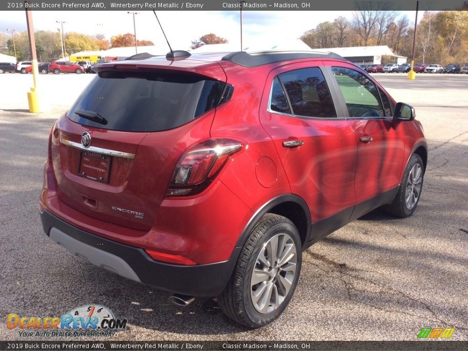 2019 Buick Encore Preferred AWD Winterberry Red Metallic / Ebony Photo #6