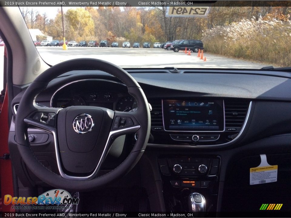 2019 Buick Encore Preferred AWD Winterberry Red Metallic / Ebony Photo #12