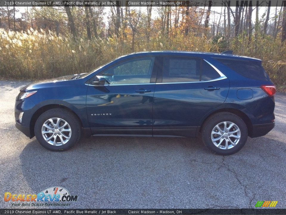 2019 Chevrolet Equinox LT AWD Pacific Blue Metallic / Jet Black Photo #3