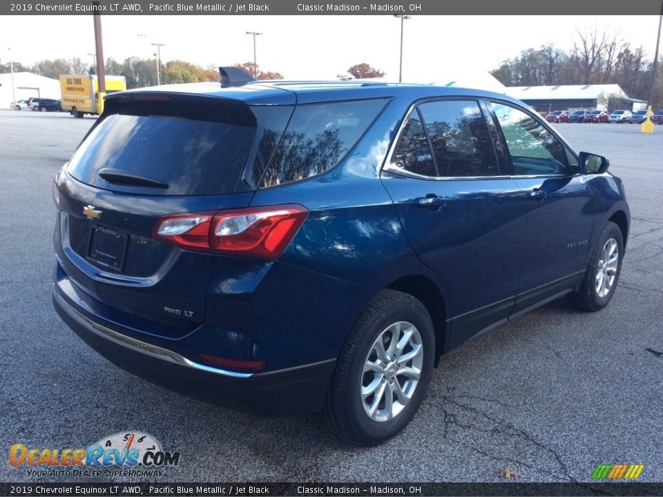 2019 Chevrolet Equinox LT AWD Pacific Blue Metallic / Jet Black Photo #6