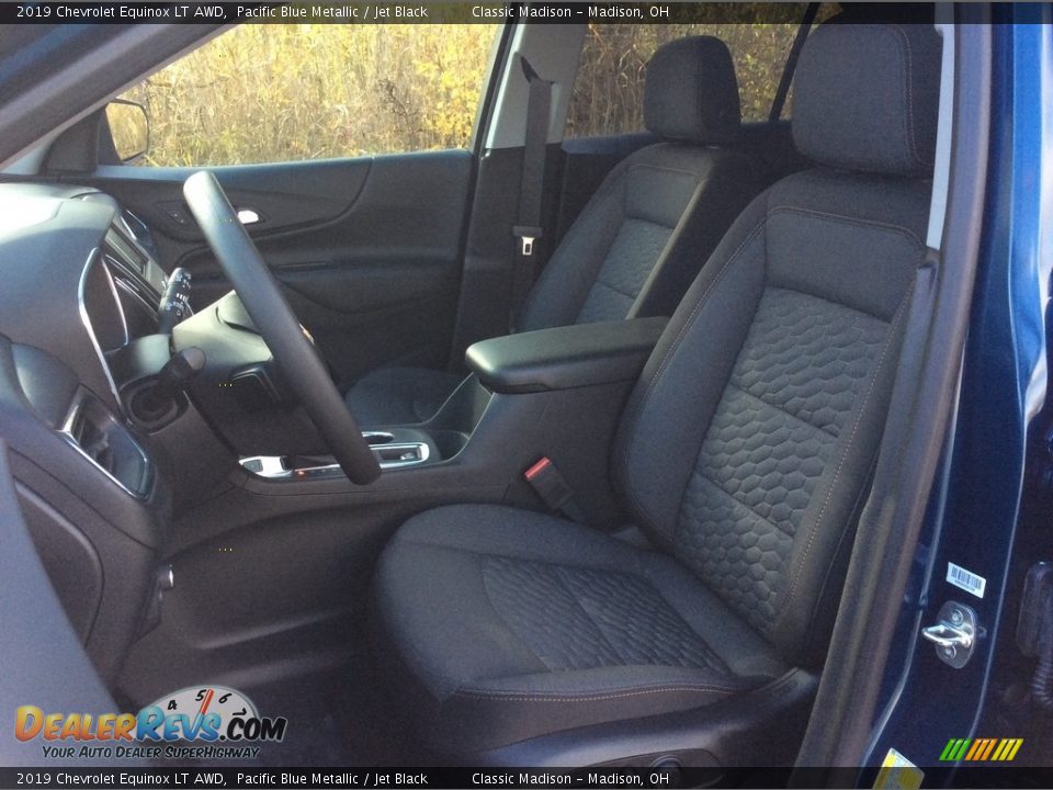 2019 Chevrolet Equinox LT AWD Pacific Blue Metallic / Jet Black Photo #10