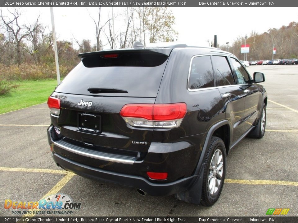 2014 Jeep Grand Cherokee Limited 4x4 Brilliant Black Crystal Pearl / New Zealand Black/Light Frost Photo #3