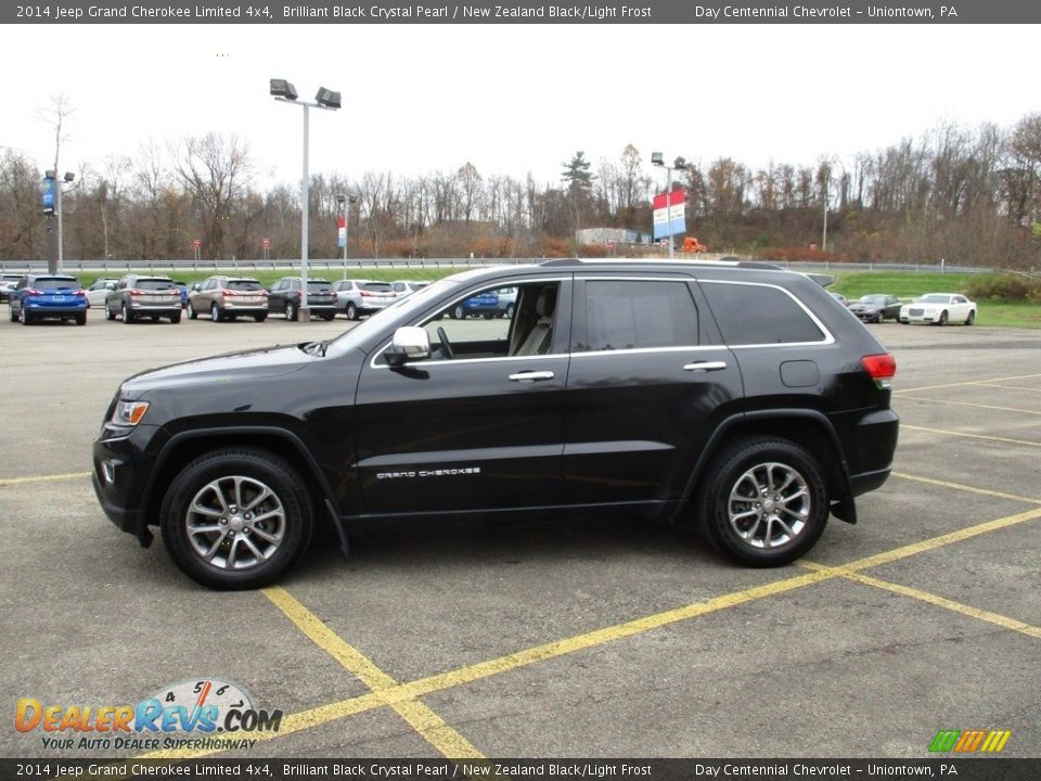 2014 Jeep Grand Cherokee Limited 4x4 Brilliant Black Crystal Pearl / New Zealand Black/Light Frost Photo #11