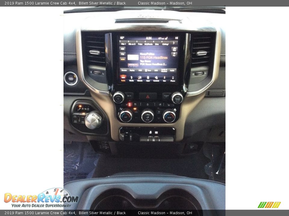 2019 Ram 1500 Laramie Crew Cab 4x4 Billett Silver Metallic / Black Photo #14