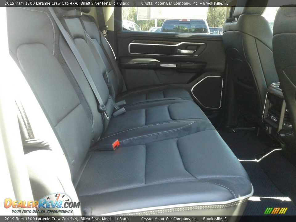 2019 Ram 1500 Laramie Crew Cab 4x4 Billett Silver Metallic / Black Photo #11