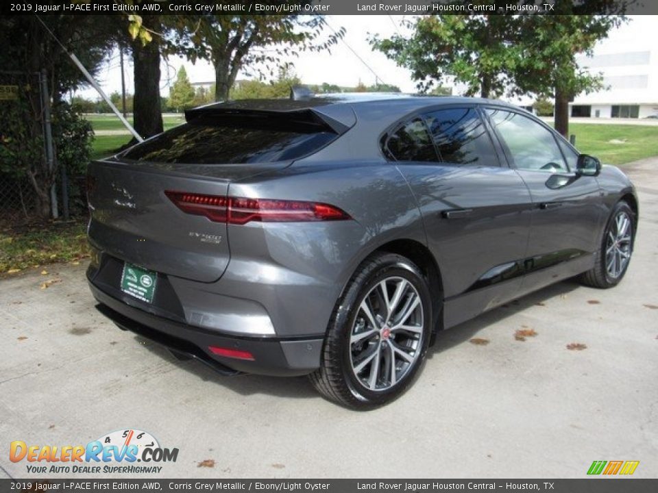 2019 Jaguar I-PACE First Edition AWD Corris Grey Metallic / Ebony/Light Oyster Photo #8