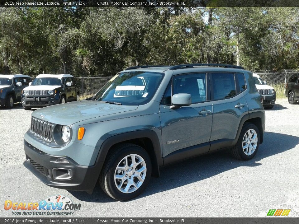 2018 Jeep Renegade Latitude Anvil / Black Photo #1