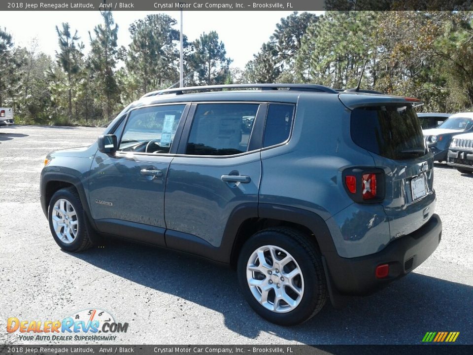 2018 Jeep Renegade Latitude Anvil / Black Photo #3