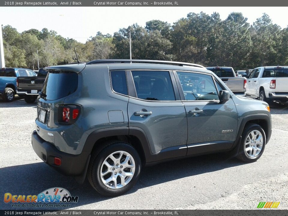 2018 Jeep Renegade Latitude Anvil / Black Photo #5