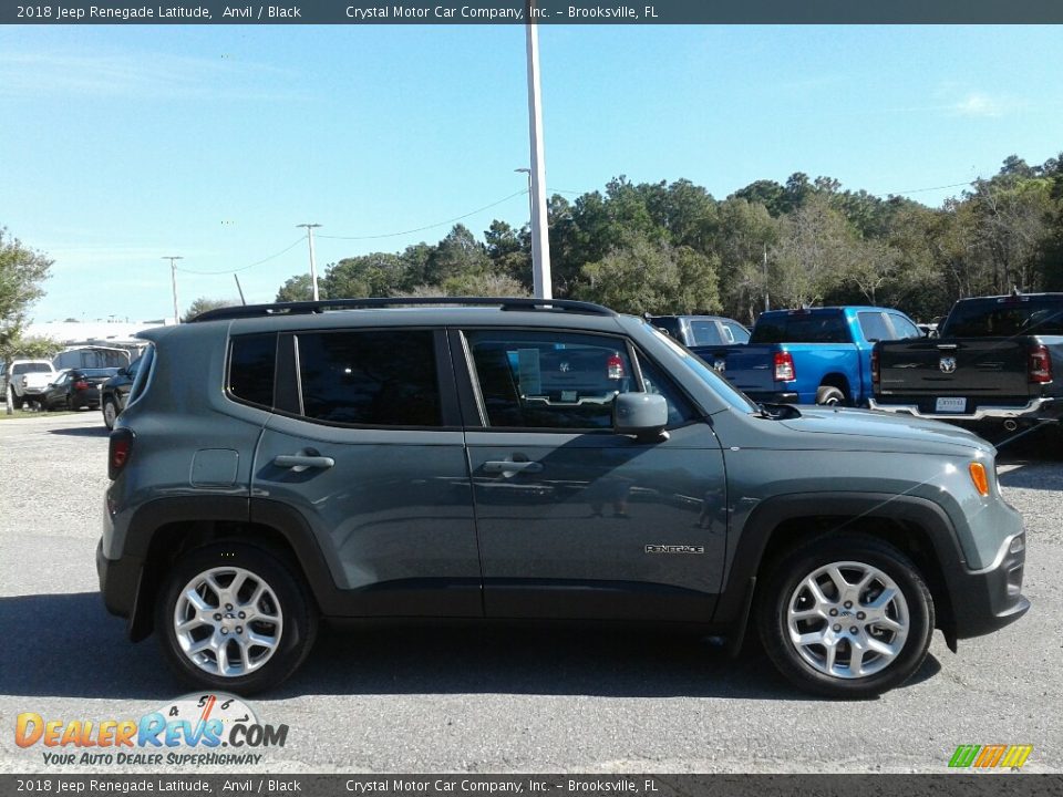 2018 Jeep Renegade Latitude Anvil / Black Photo #6