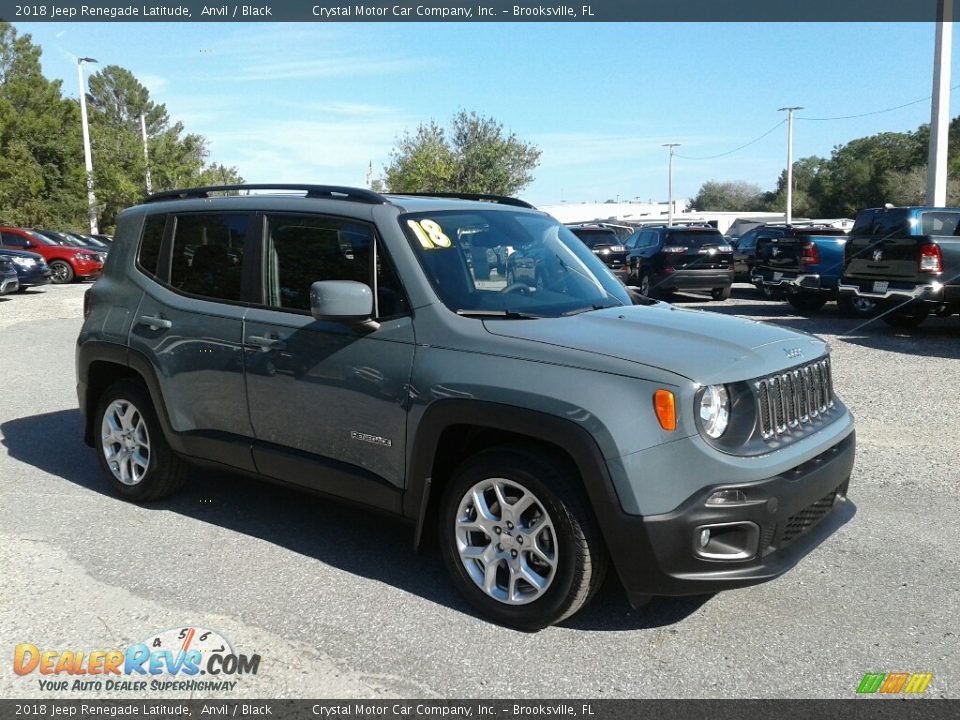 2018 Jeep Renegade Latitude Anvil / Black Photo #7