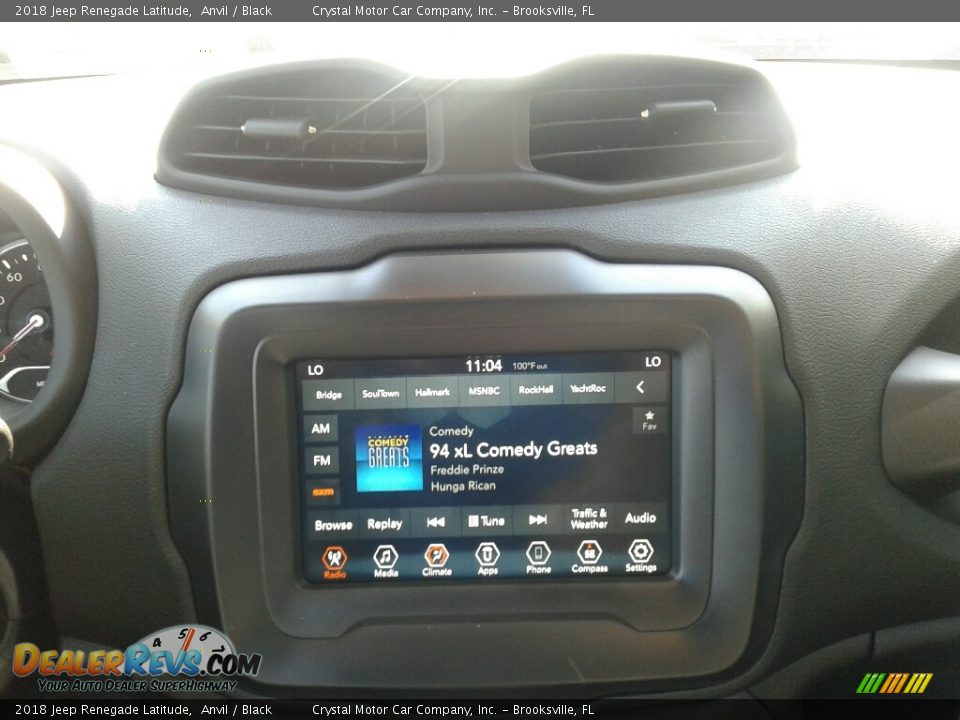2018 Jeep Renegade Latitude Anvil / Black Photo #15