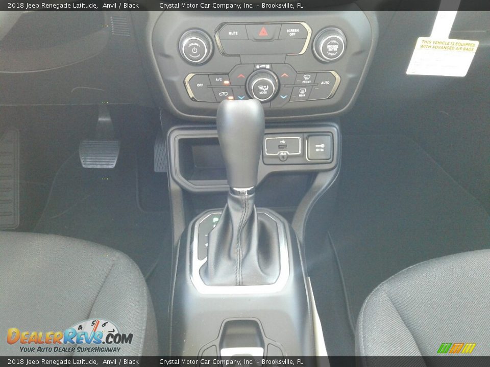 2018 Jeep Renegade Latitude Anvil / Black Photo #16
