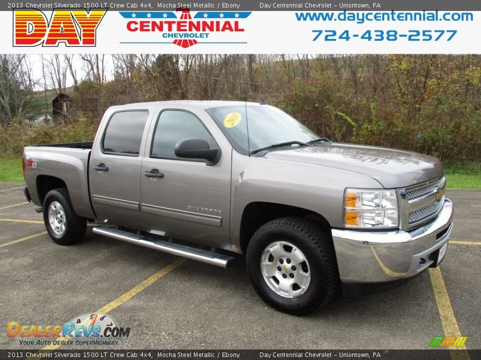 2013 Chevrolet Silverado 1500 LT Crew Cab 4x4 Mocha Steel Metallic / Ebony Photo #1