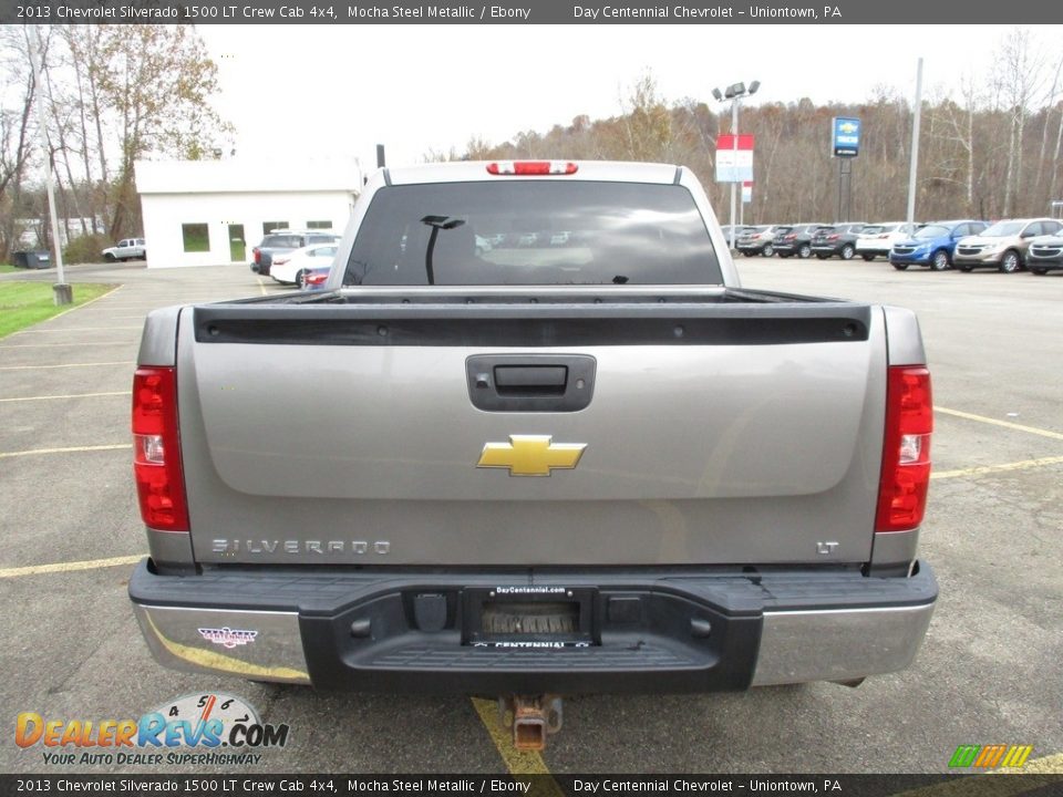2013 Chevrolet Silverado 1500 LT Crew Cab 4x4 Mocha Steel Metallic / Ebony Photo #6