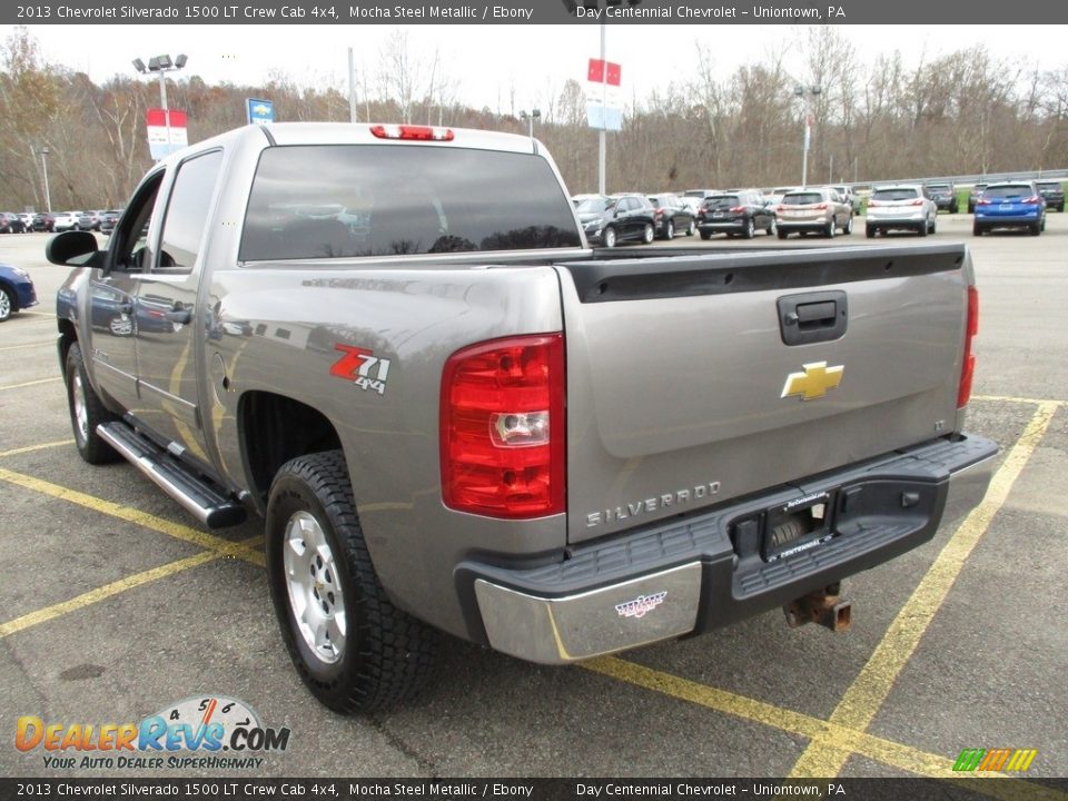 2013 Chevrolet Silverado 1500 LT Crew Cab 4x4 Mocha Steel Metallic / Ebony Photo #7