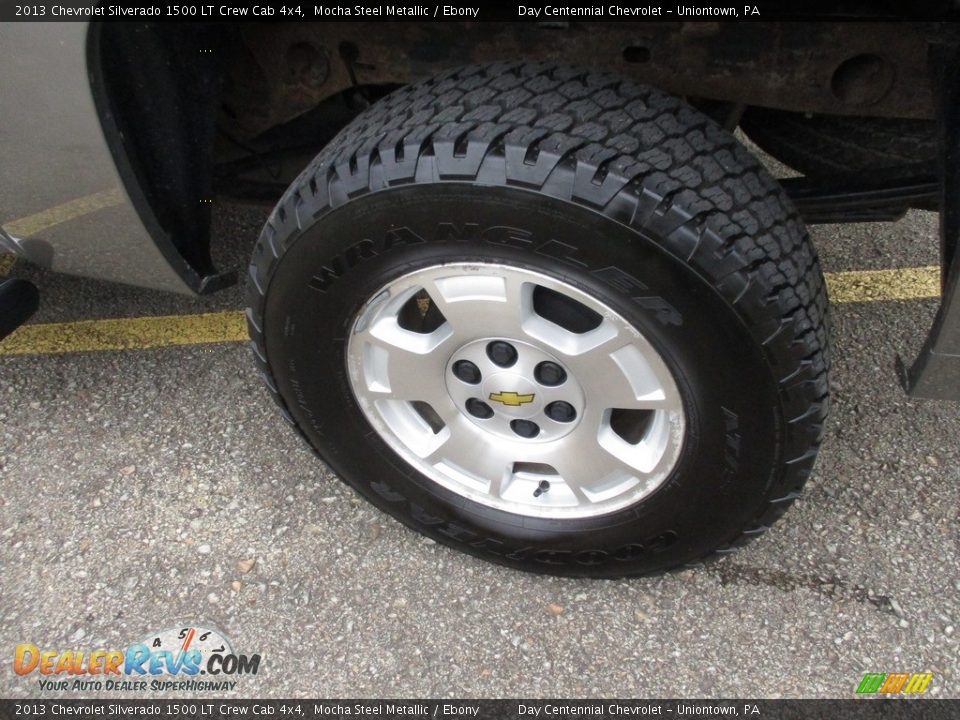 2013 Chevrolet Silverado 1500 LT Crew Cab 4x4 Mocha Steel Metallic / Ebony Photo #10