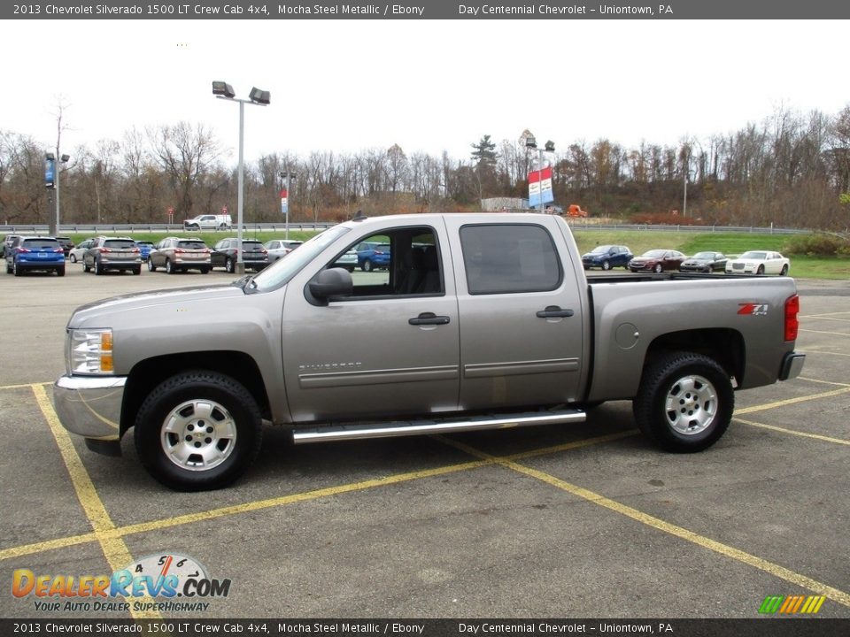 2013 Chevrolet Silverado 1500 LT Crew Cab 4x4 Mocha Steel Metallic / Ebony Photo #12