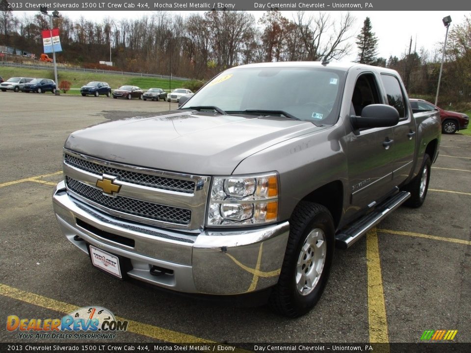 2013 Chevrolet Silverado 1500 LT Crew Cab 4x4 Mocha Steel Metallic / Ebony Photo #14