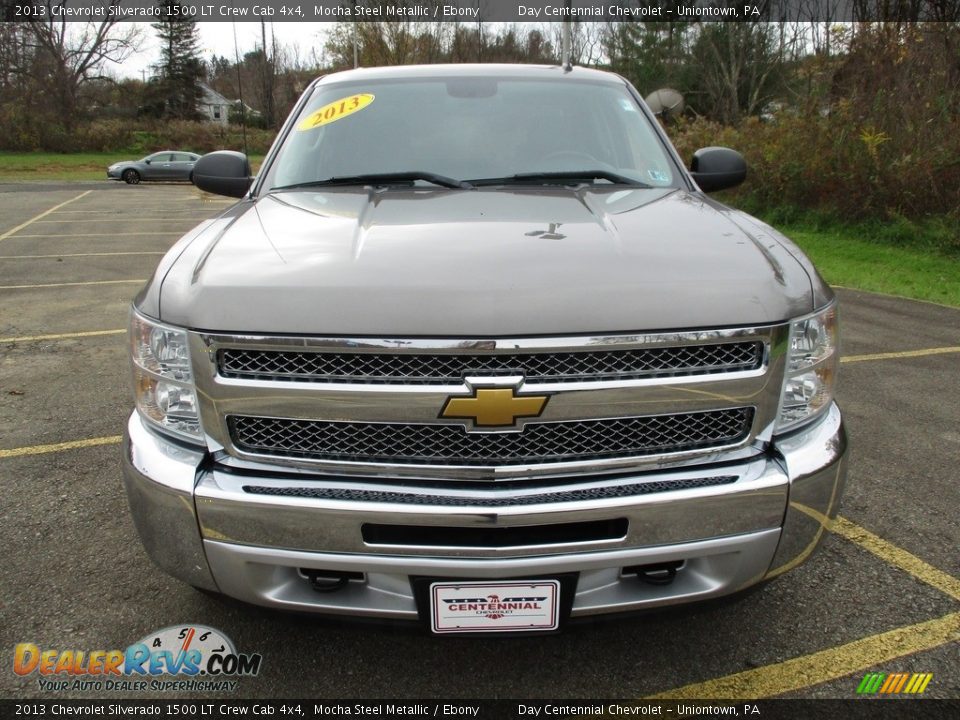 2013 Chevrolet Silverado 1500 LT Crew Cab 4x4 Mocha Steel Metallic / Ebony Photo #15