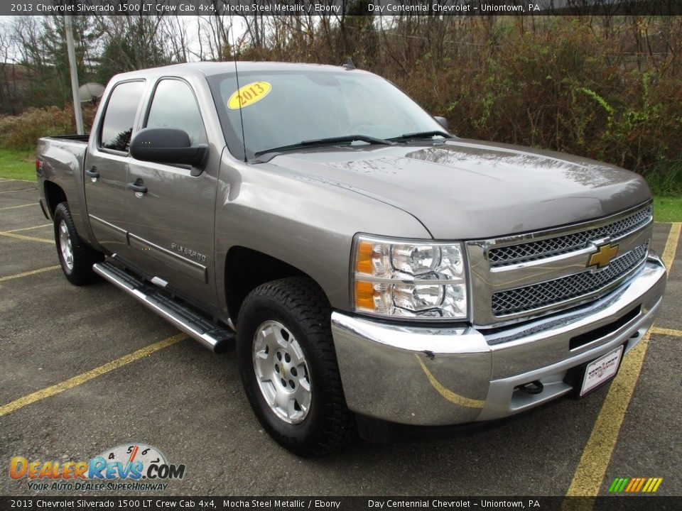 2013 Chevrolet Silverado 1500 LT Crew Cab 4x4 Mocha Steel Metallic / Ebony Photo #16