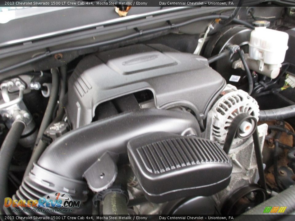 2013 Chevrolet Silverado 1500 LT Crew Cab 4x4 Mocha Steel Metallic / Ebony Photo #18