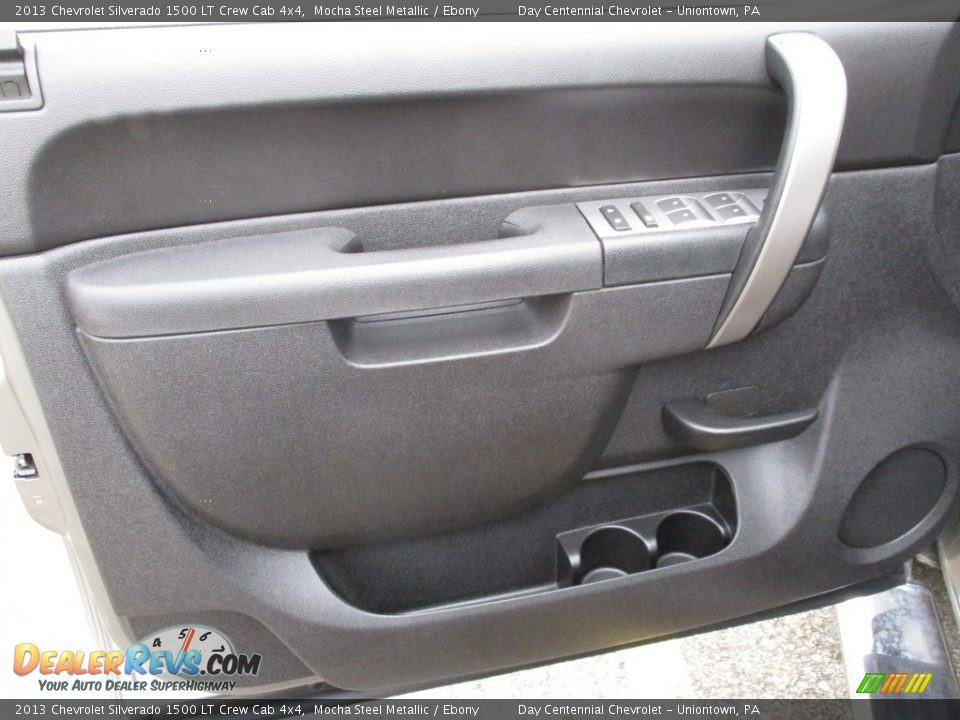 2013 Chevrolet Silverado 1500 LT Crew Cab 4x4 Mocha Steel Metallic / Ebony Photo #19