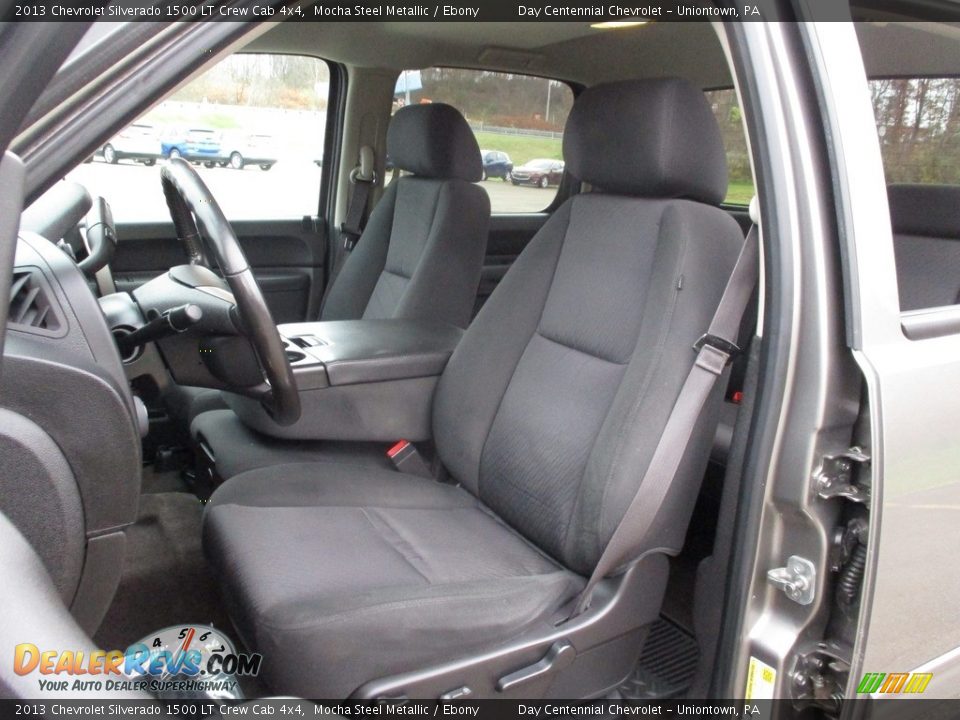 2013 Chevrolet Silverado 1500 LT Crew Cab 4x4 Mocha Steel Metallic / Ebony Photo #21