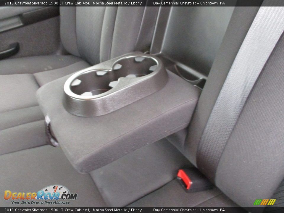2013 Chevrolet Silverado 1500 LT Crew Cab 4x4 Mocha Steel Metallic / Ebony Photo #24