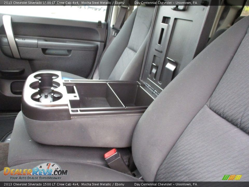 2013 Chevrolet Silverado 1500 LT Crew Cab 4x4 Mocha Steel Metallic / Ebony Photo #26