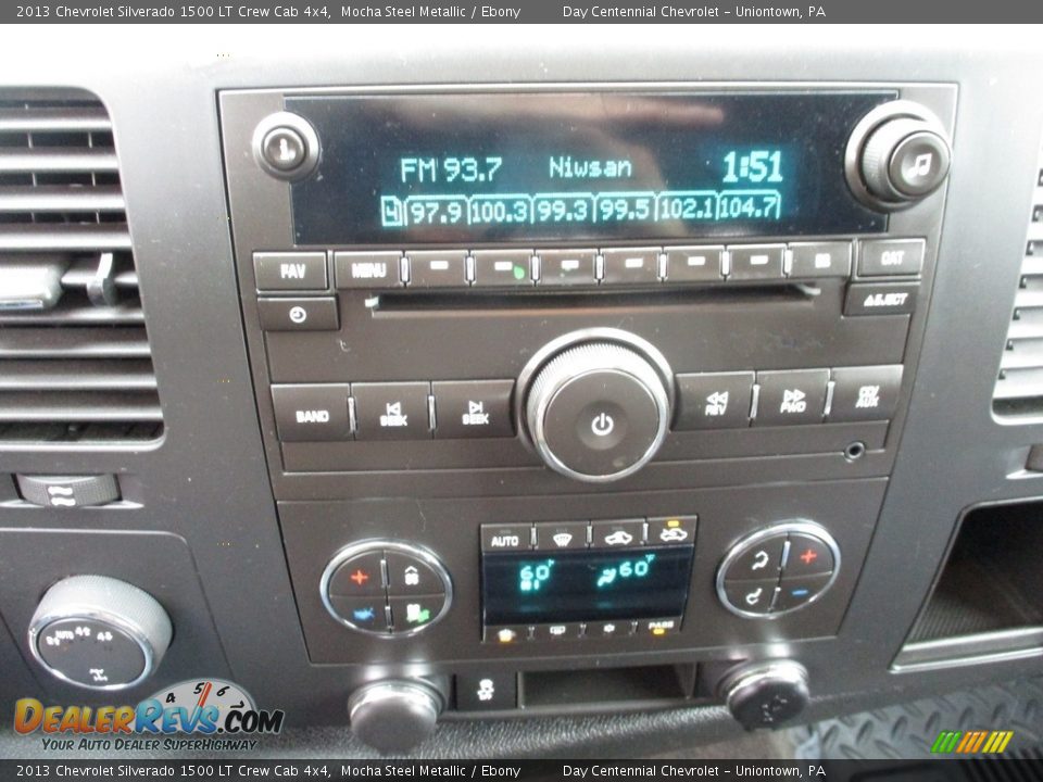 2013 Chevrolet Silverado 1500 LT Crew Cab 4x4 Mocha Steel Metallic / Ebony Photo #27