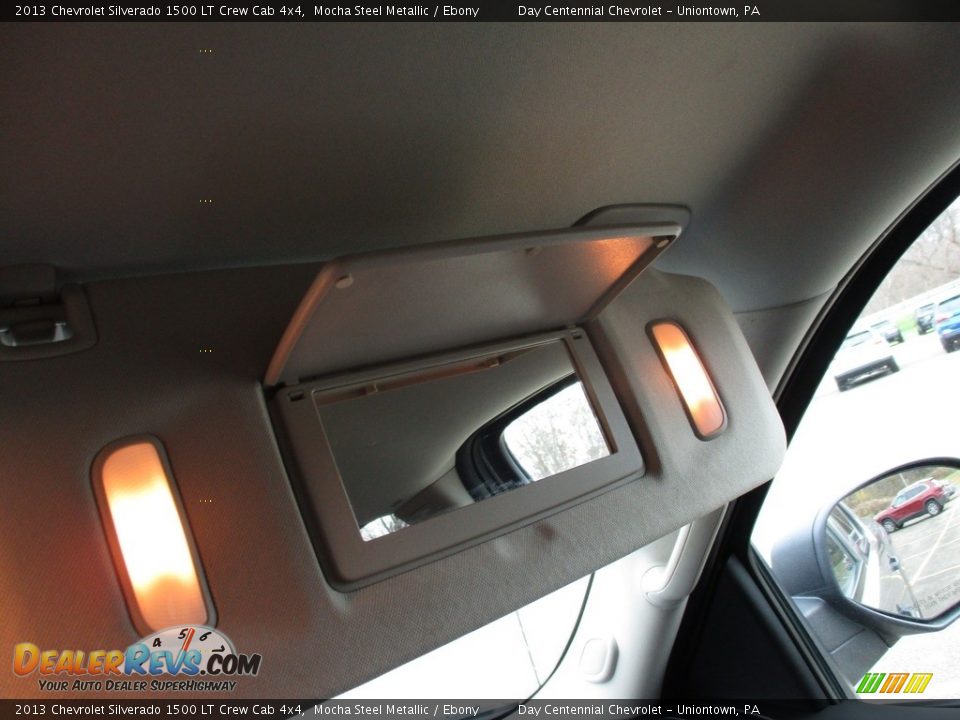 2013 Chevrolet Silverado 1500 LT Crew Cab 4x4 Mocha Steel Metallic / Ebony Photo #31