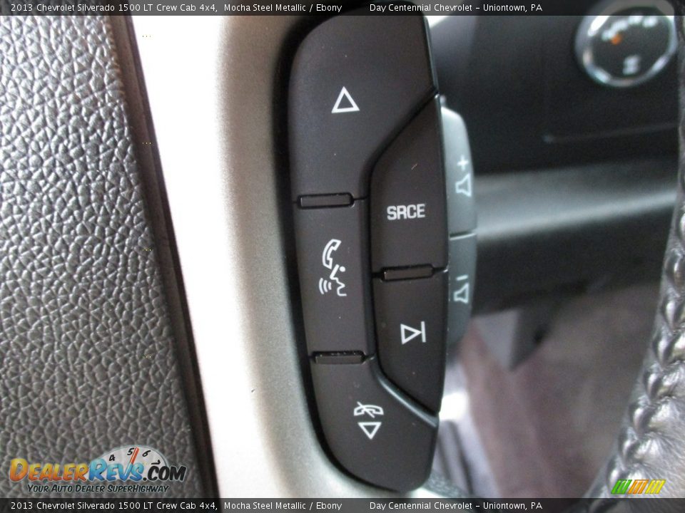 2013 Chevrolet Silverado 1500 LT Crew Cab 4x4 Mocha Steel Metallic / Ebony Photo #35