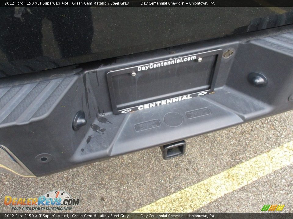 2012 Ford F150 XLT SuperCab 4x4 Green Gem Metallic / Steel Gray Photo #7