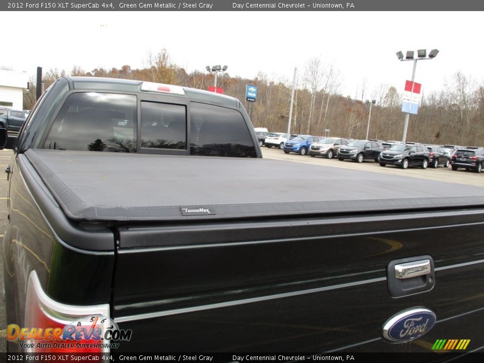 2012 Ford F150 XLT SuperCab 4x4 Green Gem Metallic / Steel Gray Photo #8
