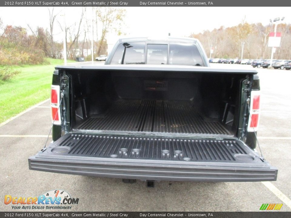 2012 Ford F150 XLT SuperCab 4x4 Green Gem Metallic / Steel Gray Photo #9