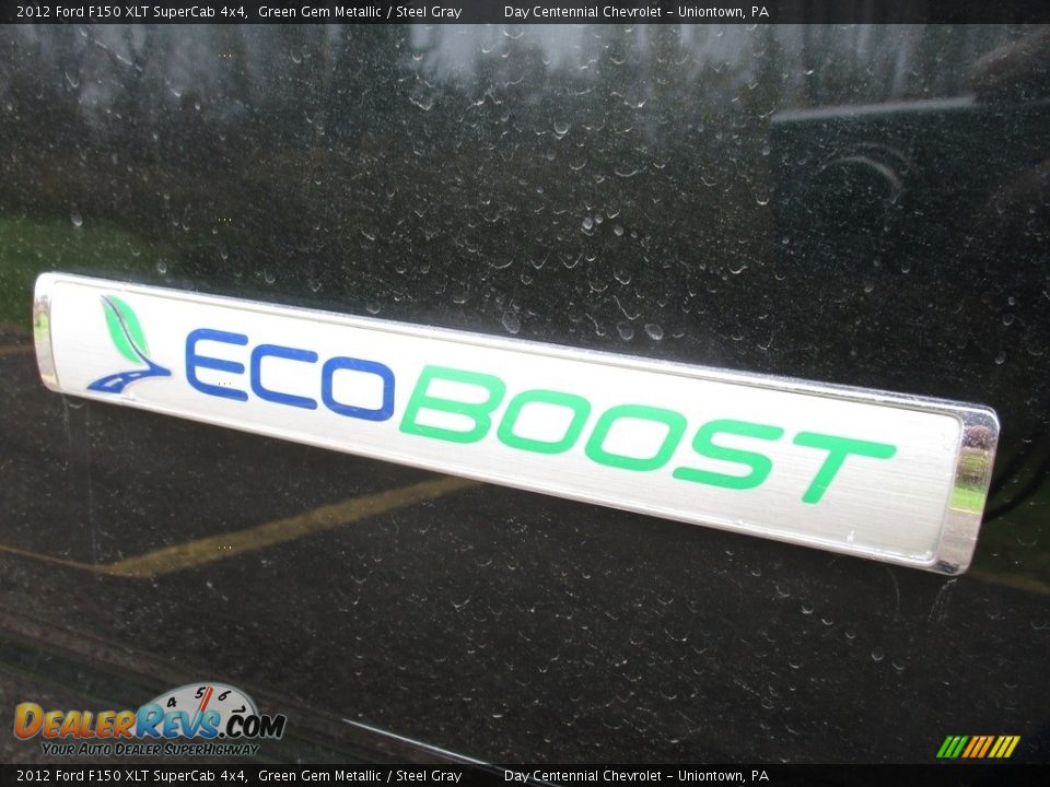 2012 Ford F150 XLT SuperCab 4x4 Green Gem Metallic / Steel Gray Photo #13