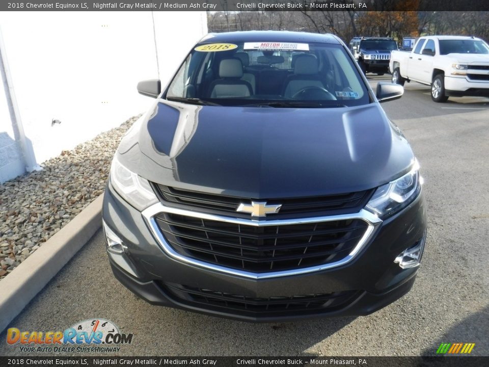 2018 Chevrolet Equinox LS Nightfall Gray Metallic / Medium Ash Gray Photo #4